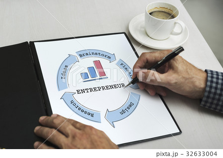 Business Venture Success Diagram Concept Business Venture Success Diagram Concept 32633004