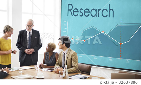 Corporate business line graph report 32637896