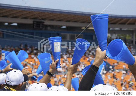 高校野球　地方大会　応援 32640896