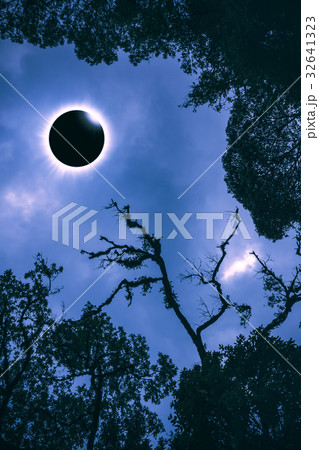 Scientific natural phenomenon, total solar eclipse 32641323