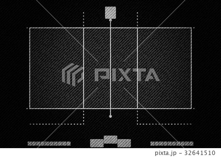 Black Denim texture of Volleyball court field 32641510