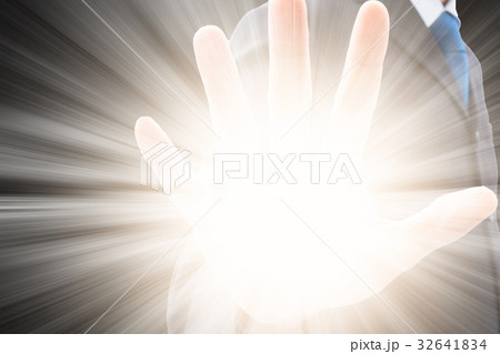 Businessman and light of power 32641834