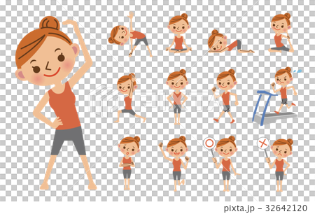 フィットネスする主婦まとめ 32642120