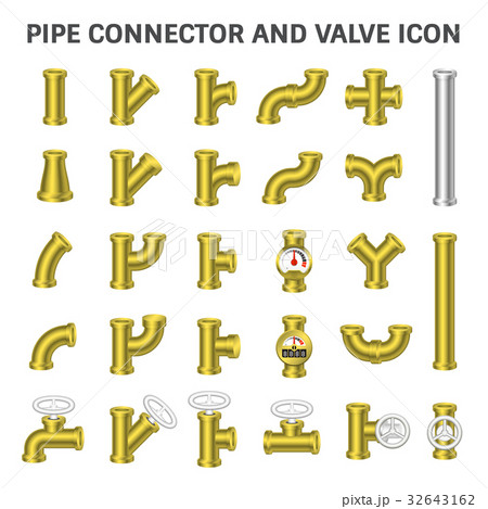 Pipe Connector Vector 32643162