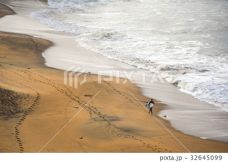 surfer man on the beach surfer man on the beach 32645099