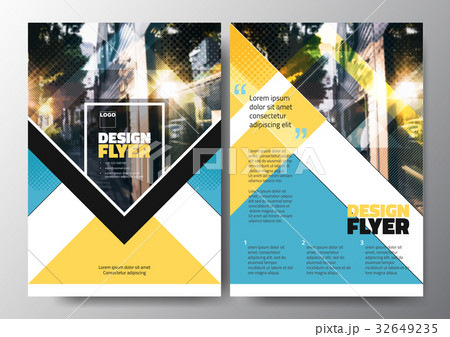 Minimal Modern Poster Brochure Flyer design Layout 32649235