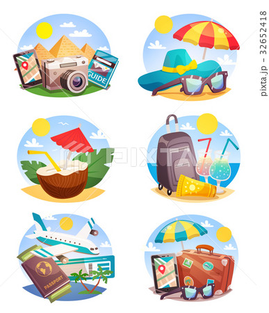 Summer Holiday Compositions Set 32652418