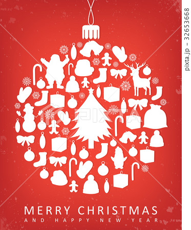 Christmas greeting card with merry christmas and Christmas greeting card with merry christmas and 32653668