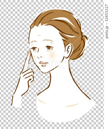 Female eyelid ptosis trouble beauty Beauty 32655227