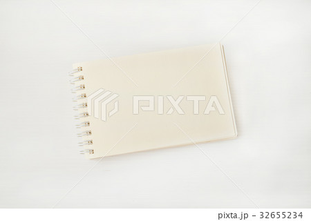 Spiral notebook with blank paper page template bg Spiral notebook with blank paper page template bg 32655234