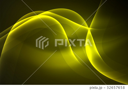 Smoky glowing waves in the dark Smoky glowing waves in the dark 32657658