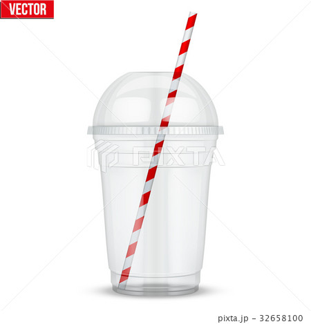 Clear plastic cup with sphere dome cap and tube. 32658100