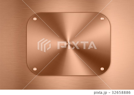bronze metal plate background 32658886