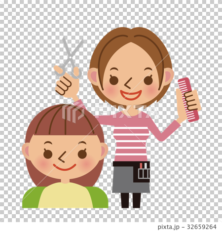 Hairdresser and customer 32659264