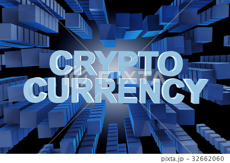Concept of cryptocurrency in modern business - 3d 32662060