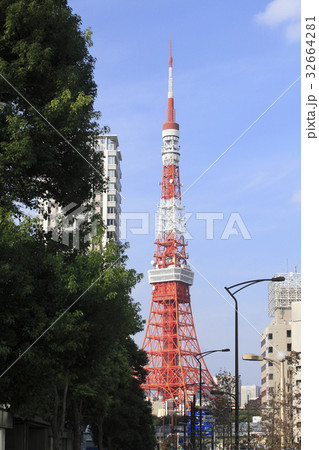 増上寺と東京タワー 32664281