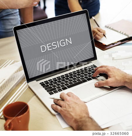 Web Design Layout Simulation Graphic Web Design Layout Simulation Graphic 32665060