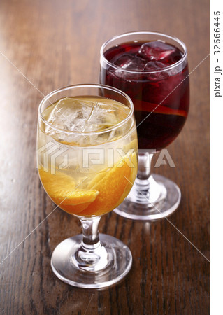 サングリア酒の写真素材