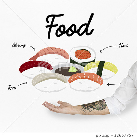 Japanese Food Meal Menu Concept Japanese Food Meal Menu Concept 32667757