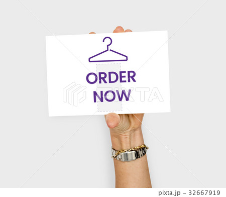 Clothes store commercial illustration order now 32667919
