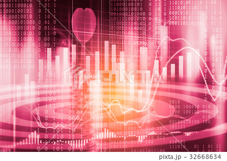 Index graph of stock market financial analysis  Index graph of stock market financial analysis  32668634