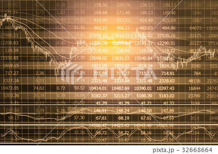 Index graph of stock market financial analysis Index graph of stock market financial analysis 32668664