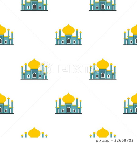 Muslim mosque pattern flat Muslim mosque pattern flat 32669703