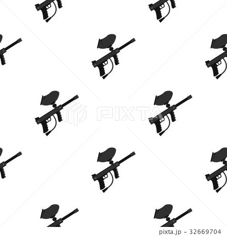 Paintball marker gun pattern flat Paintball marker gun pattern flat 32669704