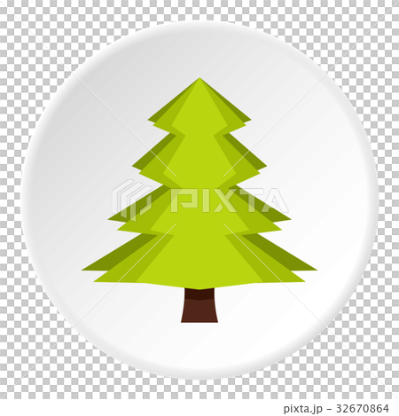 Canadian fir icon circle Canadian fir icon circle 32670864