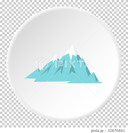 Rocky Mountains icon circle Rocky Mountains icon circle 32670881