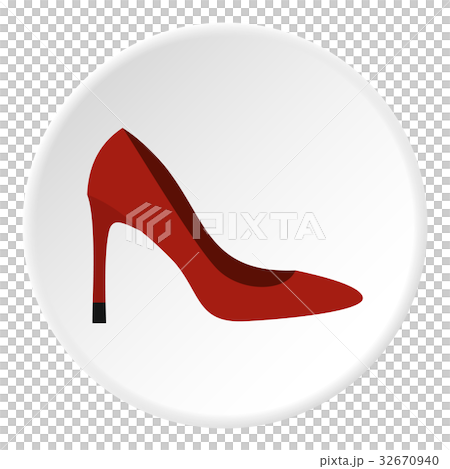 Shoe icon circle 32670940