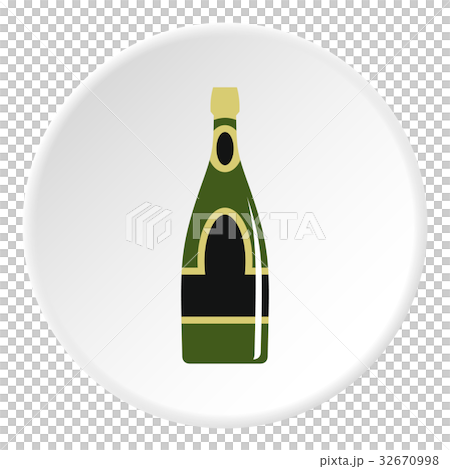 Champagne bottle icon circle 32670998