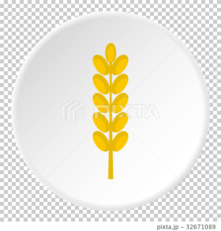 Field spike icon circle Field spike icon circle 32671089
