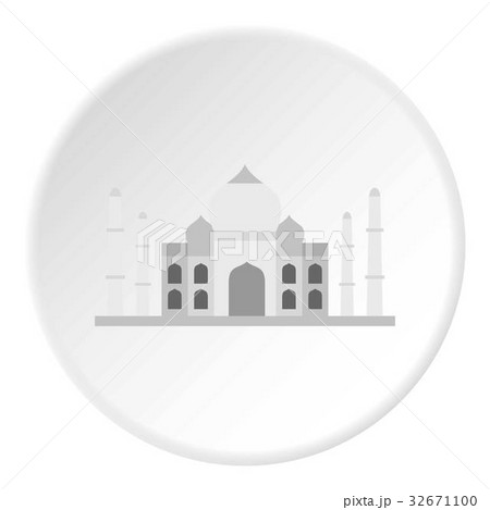 Taj Mahal icon circle 32671100