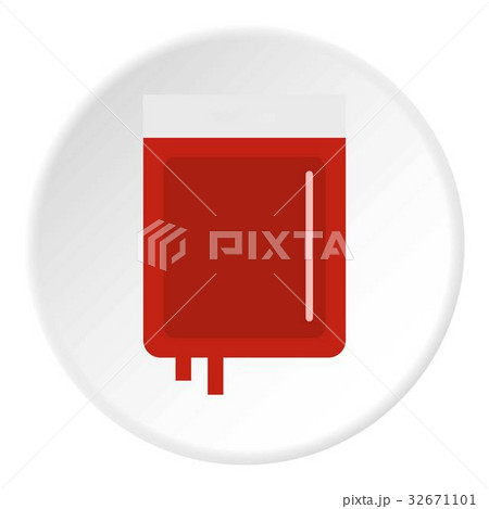 Blood transfusion icon circle 32671101