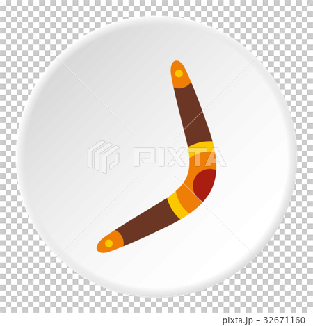 Boomerang icon circle 32671160
