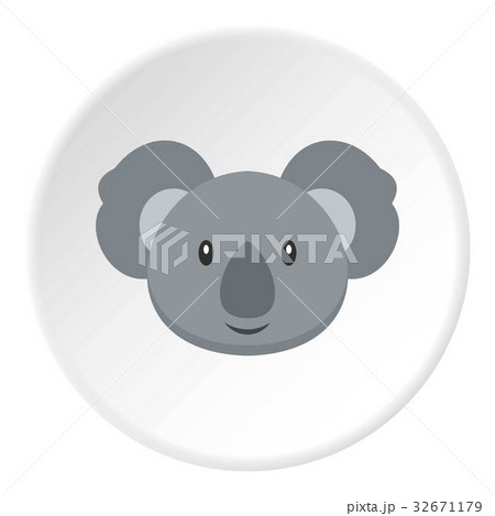 Koala Icon Circleのイラスト素材 32671179 Pixta
