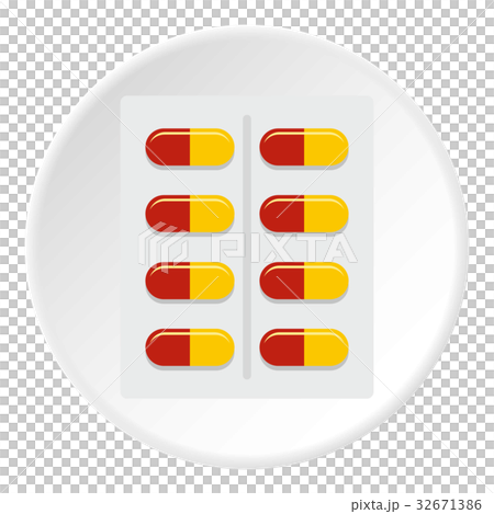 Capsules icon circle 32671386