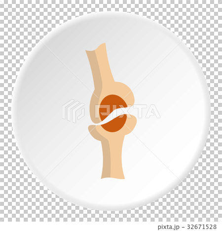 Knee joint icon circle - Stock Illustration [32671528] - PIXTA