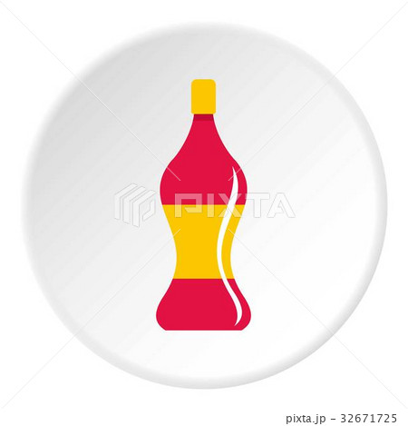 Towel on hanger icon circle 32671725