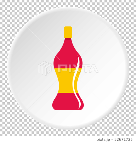 Towel on hanger icon circle 32671725