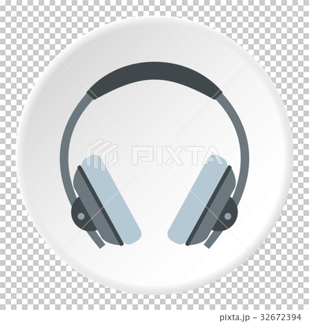Headphone icon circle 32672394