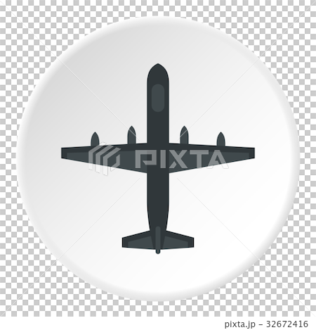 Large aircraft with missiles icon circle Large aircraft with missiles icon circle 32672416