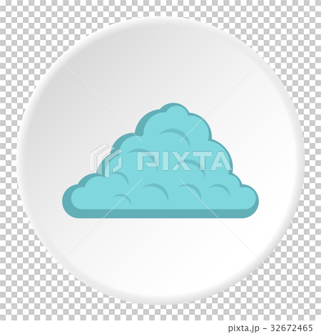 One cloud icon circle 32672465