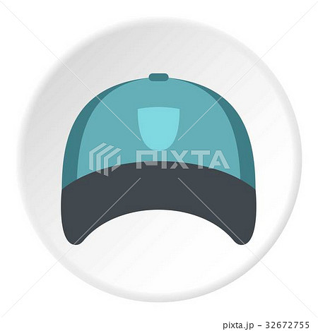 Winter hat icon circle 32672755