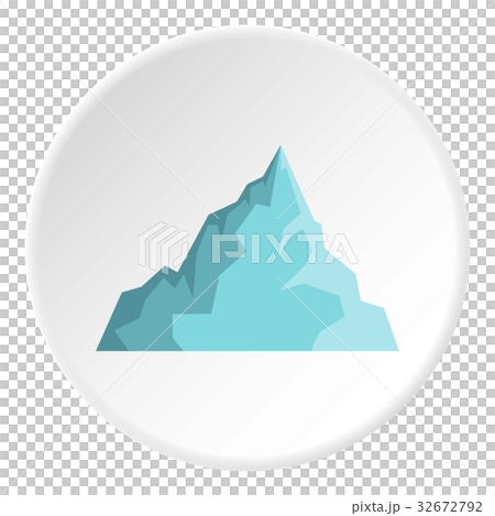 Iceberg icon circle 32672792
