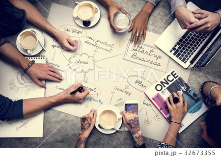 Collaboration Connection Team Brainstorming Unity 32673355