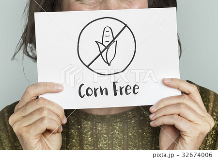 Corn Free Healthy Lifestyle Concept 32674006