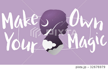 Make Your Own Magic Artwork Concept 32676979