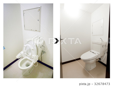 トイレ改装前後 32678473